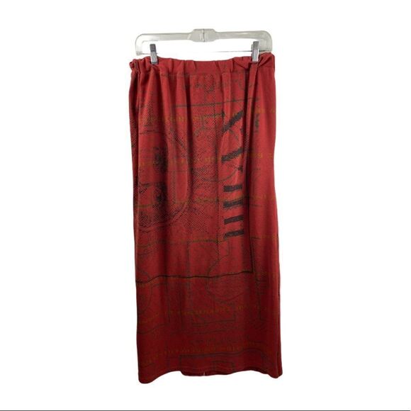 Visual Professional vintage button down skirt Sz M - Picture 5 of 6